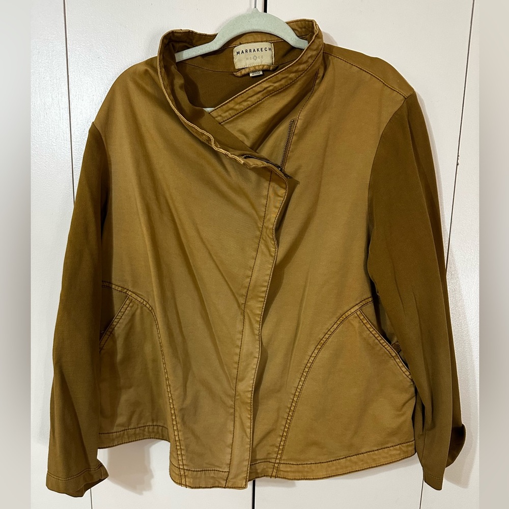 Anthropologie Marrakech Zip Drape Jacket